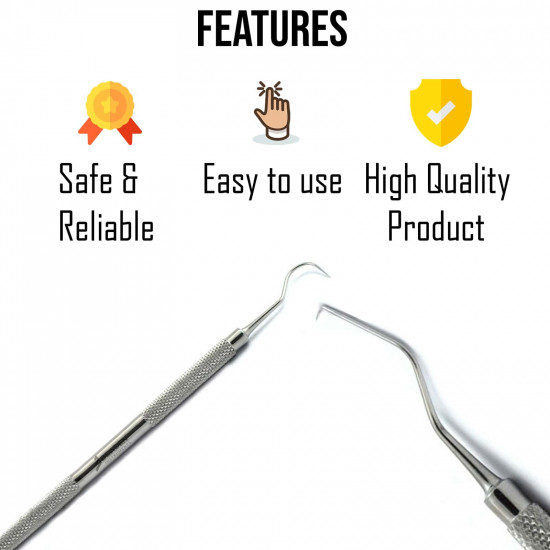Dental Explorer No. 23/17 Double Edge Calculus Tartar Removal Exploring